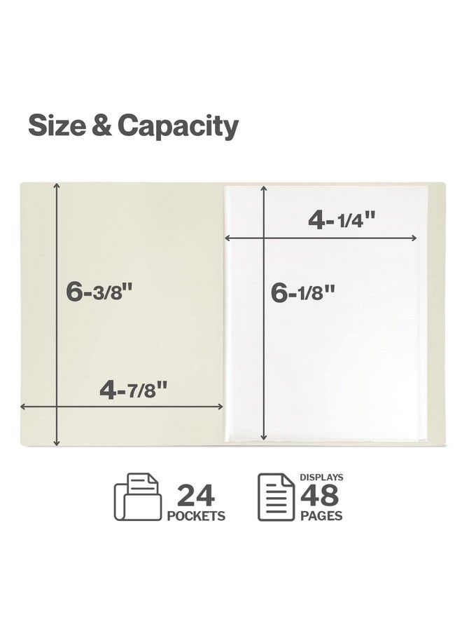 Fintie Photo Album 5X7 Photos 52 Photos Small Mini Capacity Premium Vegan Leather Cover Photo Book Portable Wallet Photo Album For Wedding Family Boys Girls Art Work Raining Hearts - Image 4