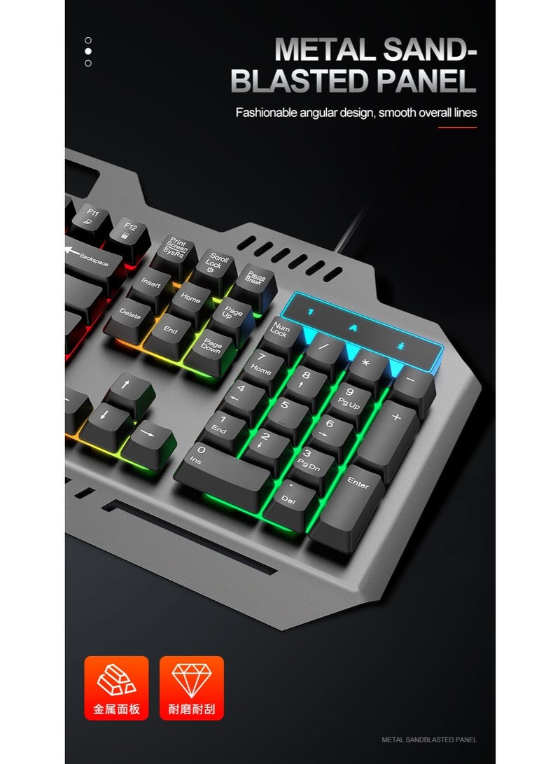 EBMINI New Wired Illuminated Mechanical Tactile Keyboard - Image 5