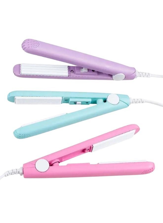 1PC Mini Hair Straighteners Flat Iron (Multicolor) - Image 3