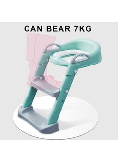 Beauenty Height Adjustable Foldable Toilet Seat, Urinal Back, Training Chair, Ladder With Step Stool, Suitable For Children, Boys, Girls, Toilet Seat Steps (Pink)  - Image 4