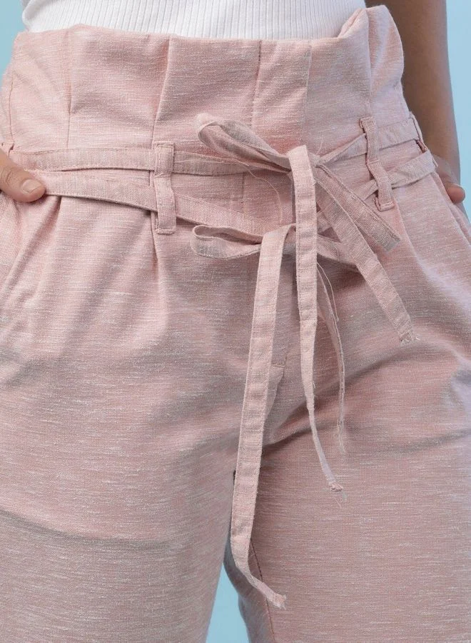 Freehand  Women Straight Fit Solid High Rise Pant for Women | Best Price UAE