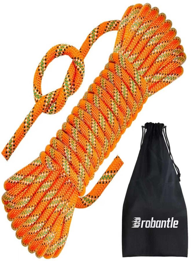 Brobantle 10.5mm Climbing Rope,32FT Static Rock Climbing Rope for Escape Rope Ice Climbing Equipment Fire Rescue Parachute - Image 1