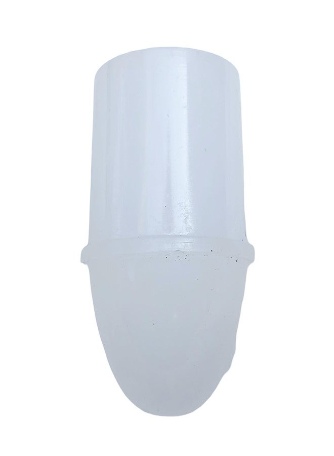 cutina Plastic Round Buffer/Bush/Pad/End Cap – 2.5 cm | White | Ideal for Furniture Base Protection & Anti-Scratch Support (20) - Image 3