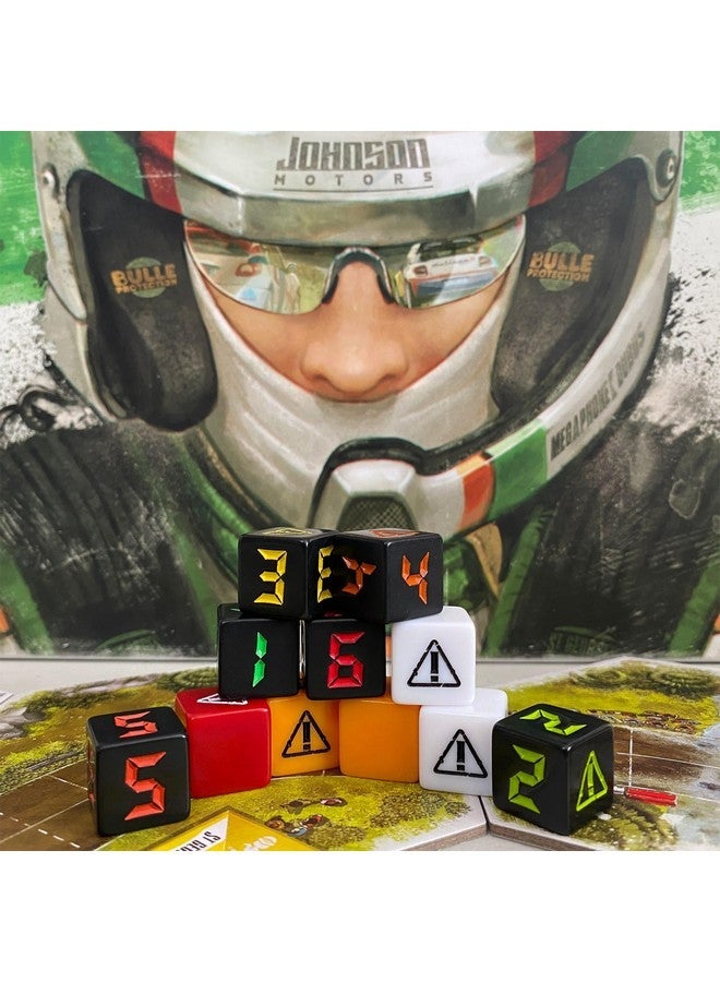 Synapses Games | Rallyman: Dirt - Dice Pack | Strategy Board Game Accessory | Race Cars with Dice | Includes 11 Custom Dice for 1 Player - Image 4