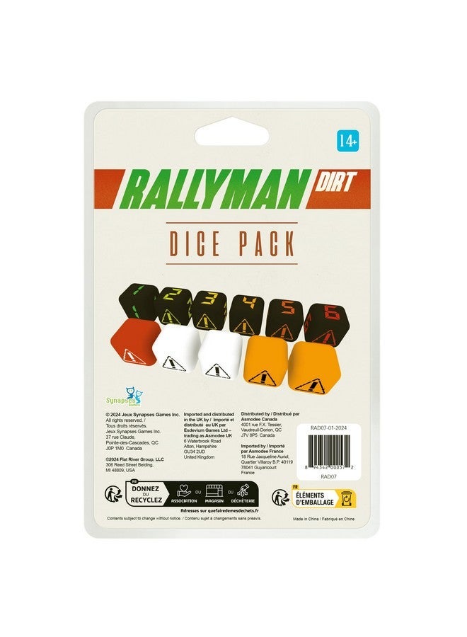 Synapses Games | Rallyman: Dirt - Dice Pack | Strategy Board Game Accessory | Race Cars with Dice | Includes 11 Custom Dice for 1 Player - Image 2