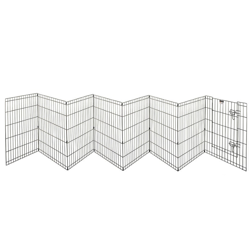PETMAKER Dog Playpen - Foldable Metal Exercise Puppy Play Pen with 8 24x30in Panels - Indoor/Outdoor Pen with Door for Dogs, Cats or Small Animals by PETMAKER - Image 2
