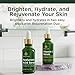 Tree of Life Beauty Facial Skin Care Set, Brightening, Firming, Hydrating, Dry Face, Dermatologist Tested - Vitamin C and Hyaluronic Acid Facial Serum - Skin Care Kit, 2 count of 1 Fl Oz - Image 3