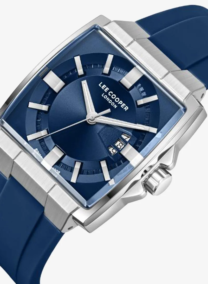 Lee Cooper Men's Silicone DATE Watch LC08349.399 - 38X47 mm