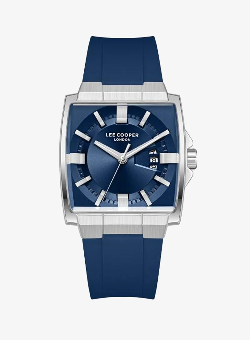 Lee Cooper Men's Silicone DATE Watch LC08349.399 - 38X47 mm