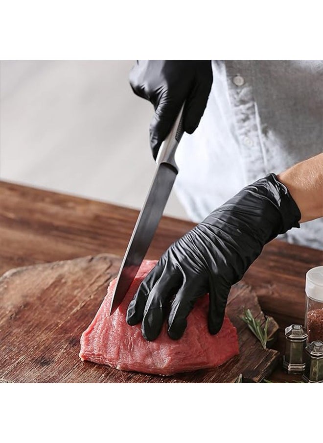 General Disposable Gloves L, Food Safe，Latex-Free and Powder-Free Clear Vinyl Gloves for Cooking, Food Prep, Household Cleaning, Exam| Medium,100 Counts  - Image 5
