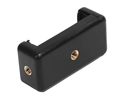 IONIX Camera Stand Clip Bracket Holder Tripod Monopod Mount Adapter for Mobile Phone (Black Plastic 1 Piece) - Image 1