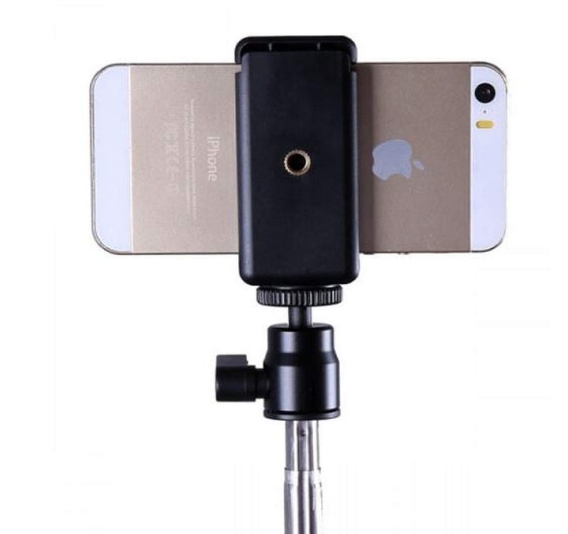 IONIX Camera Stand Clip Bracket Holder Tripod Monopod Mount Adapter for Mobile Phone (Black Plastic 1 Piece) - Image 5