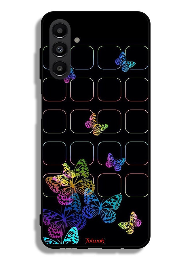 Tolwak Samsung Galaxy A04s Protective Case Cover Colorful Butterflies - Image 1
