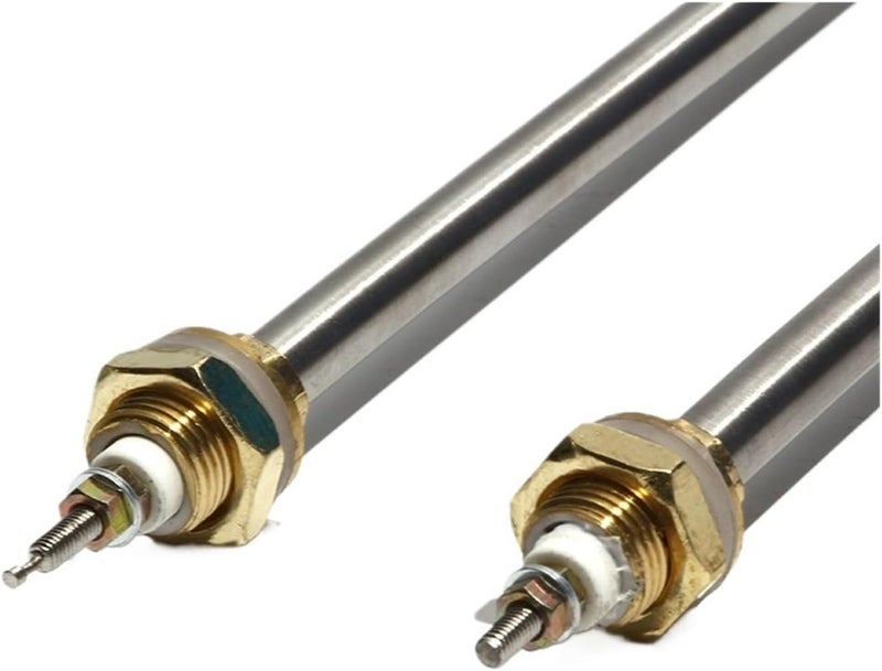 Electric Water Heating Element 1000W 1500W M16 M18 Copper Thread Tubular Heater Pipe 110V/220V/380V for Boiler(Black tube,110V_210MM 1.5KW M18) - Image 5