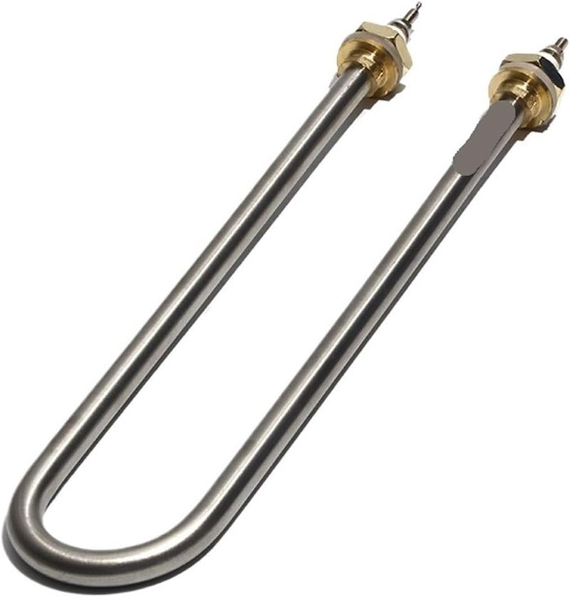 Electric Water Heating Element 1000W 1500W M16 M18 Copper Thread Tubular Heater Pipe 110V/220V/380V for Boiler(Black tube,110V_210MM 1.5KW M18) - Image 4