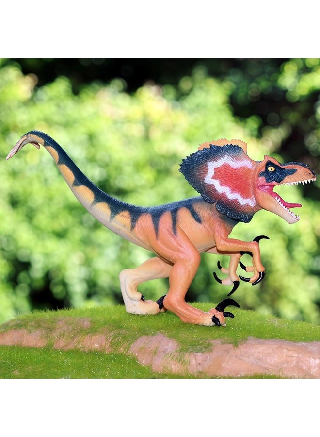 Gemini&Genius Gemini & Genius Dinosaur Toys Dilophosaurus Action Figure, Gifts, Stocking Stuffer, Birthday Cake Topper, Family Party Gifts, Room Decoration for Kids 3 Year Olds and Up - Image 3