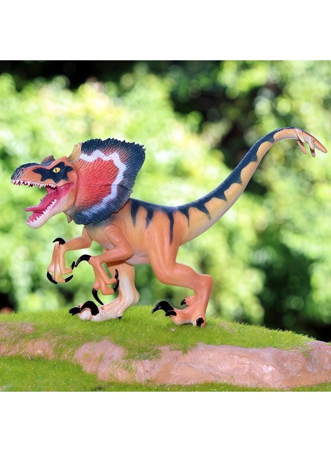 Gemini&Genius Gemini & Genius Dinosaur Toys Dilophosaurus Action Figure, Gifts, Stocking Stuffer, Birthday Cake Topper, Family Party Gifts, Room Decoration for Kids 3 Year Olds and Up - Image 4