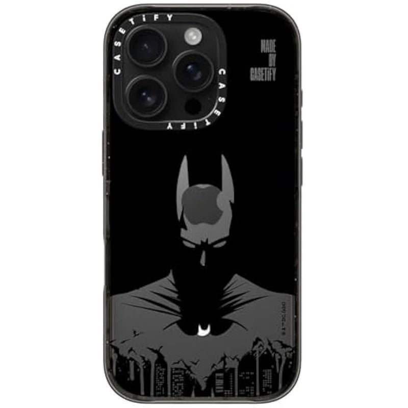 Casetify Impact iPhone 16 Pro Case 【Batman Co-Lab / 4X Military Grade Drop Tested / 8.2ft Drop Protection/Compatible with Magsafe】 - Batman Shadow - Clear Black - Image 2