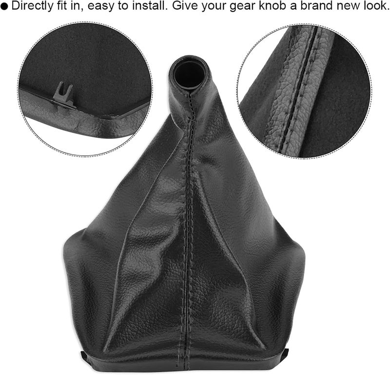 Klanata Leather Shifter Boot Cover for E34 E36 Z3 - Image 4