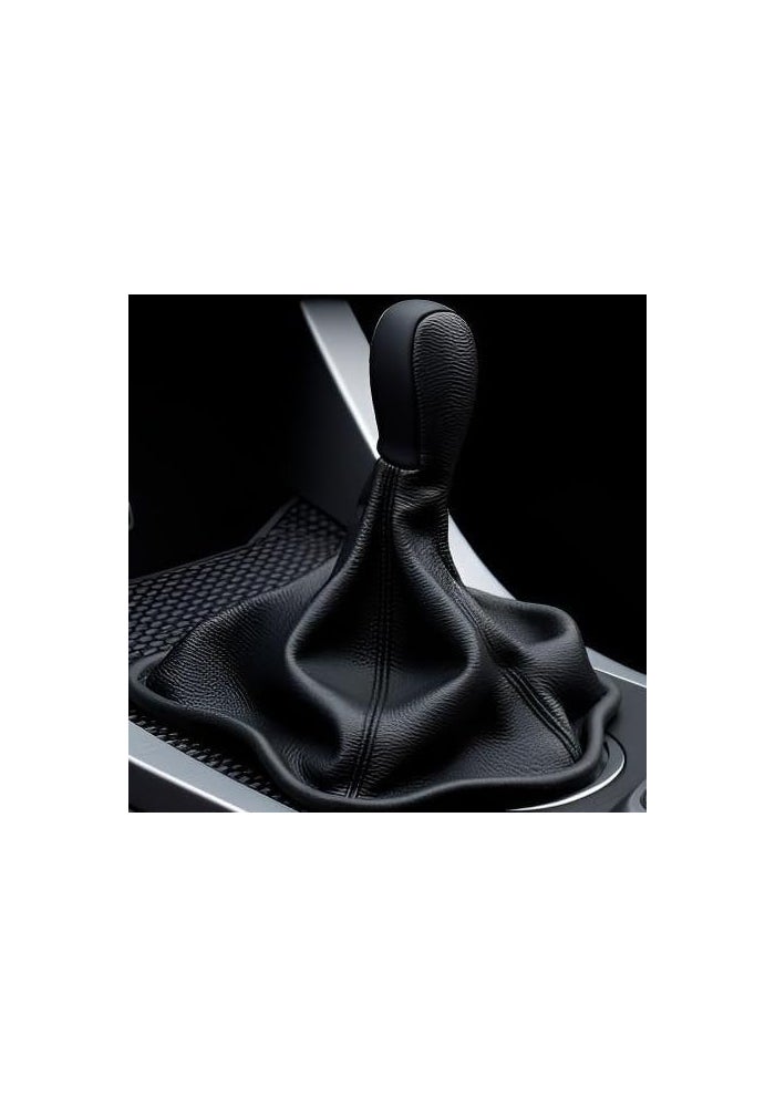 Klanata Leather Shifter Boot Cover for E34 E36 Z3 - Image 3