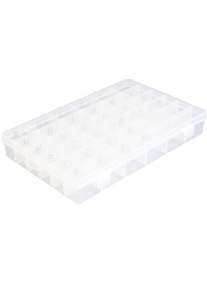 Eddileung Plastic Organizer Container Box Letter Storage Case Adjustable Dividers 36 Compartments For Letter Board Letters With Stickers Pre Applied To Dividers Letter Labels Pre Applied - Image 2