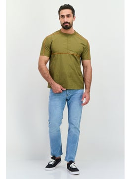 Asos Design Men Crew Neck Short Sleeve Plain T Shirt, Olive  - Image 4