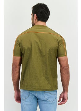 Asos Design Men Crew Neck Short Sleeve Plain T Shirt, Olive  - Image 3