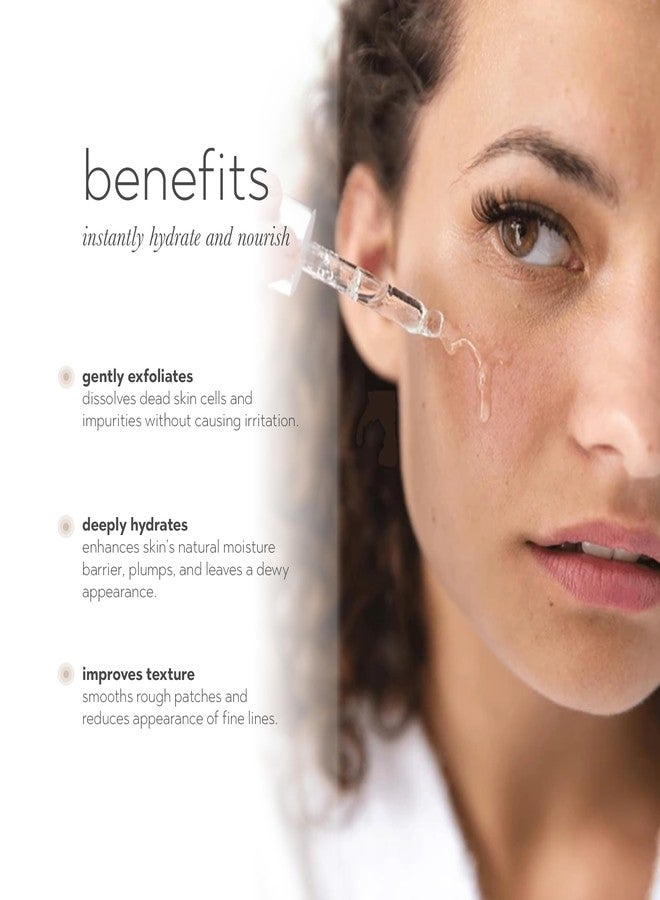 Measurable Difference Nightly serum face moisturizer with lactic acid hyaluronic acid & green tea extract | hydrates & smooths Skin & dissolves dead skin cells | Reduce fine lines and wrinkles treatment for All Skin Types - Image 2