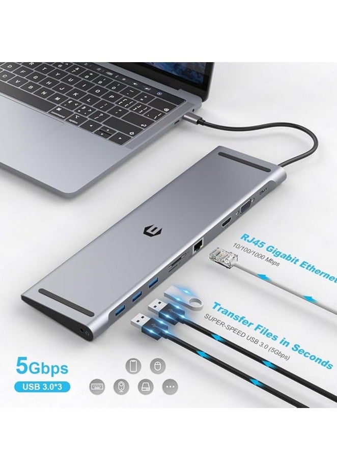 جو-ديز محطة إرساء USB 4 في 1 من Go Des GD-9120 - Image 2