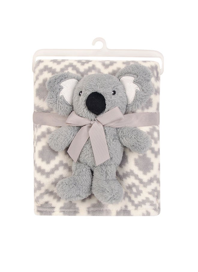 hudson baby Plush Blanket And Toy Snuggly Koala  - Image 2