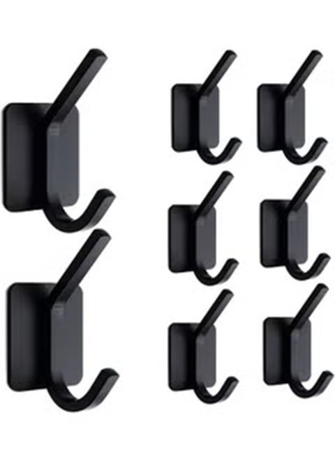 Heavy Duty Adhesive Hooks,Self-Adhesive Hooks Multiple Colors and Styles 30 lb Maximum Load for Home Schools and Offices