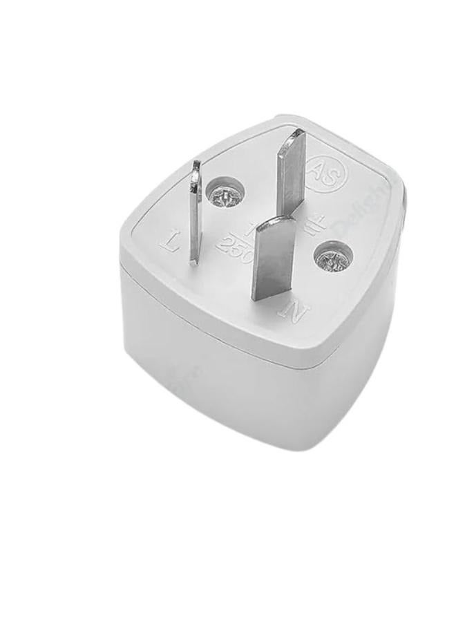 EasyLife Universal 3 Pin AU white Travel adapter for Australia, New Zealand - Image 1
