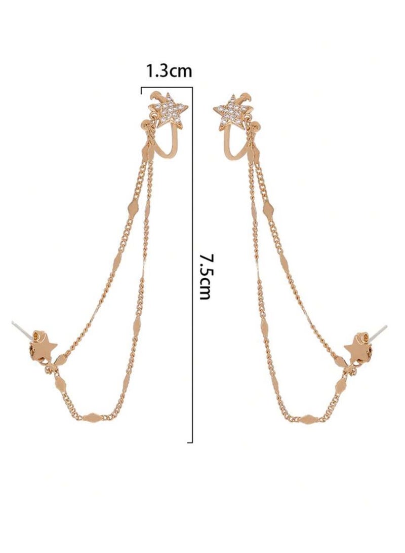 Casual collection Trendy Gold Plated Earrings For Women - Image 4