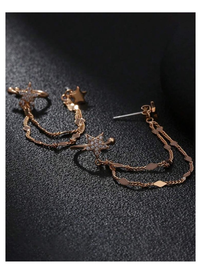 Casual collection Trendy Gold Plated Earrings For Women - Image 3