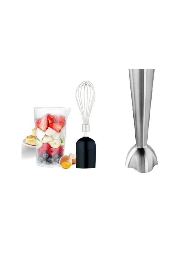 City City 5 in 1 Hand Blender Stainless Steel Multi-Speed ​​Whisk Egg Beater 100ml Cup 1500W Stainless Steel Multipurpose Blades (HMA-1026) - Image 5