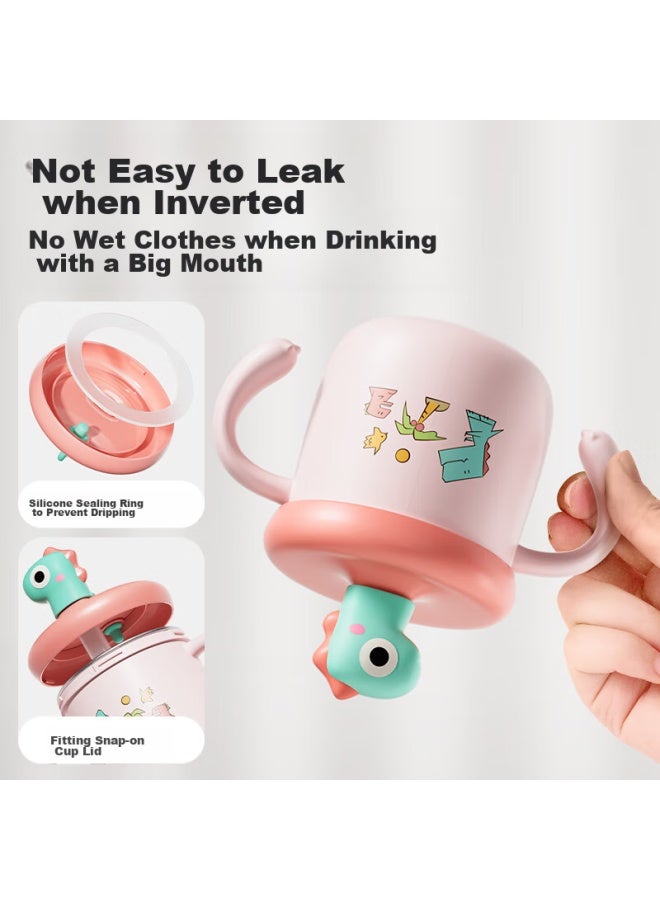 Cookss Kids Milk Cup 316l Stainless Steel 1-2-3 Years Old Baby Learning Drinking Cup Direct Drinking Cup With Scale Straw Cup - Image 4