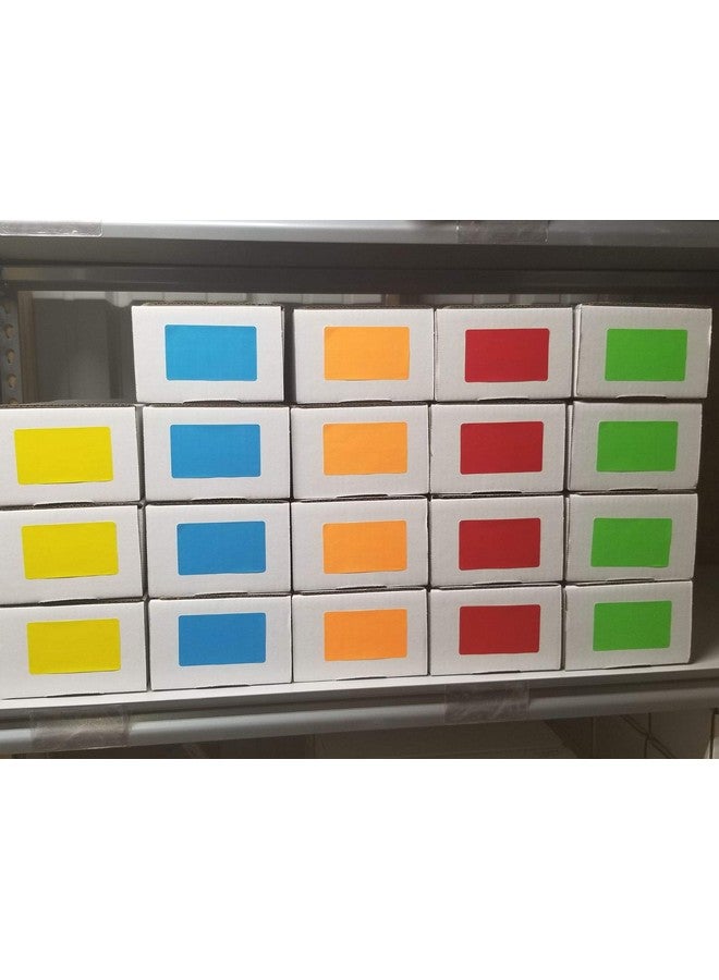 تاج-أه-روم ملصقات صفراء مرمزة بالألوان، 2 بوصة × 3 بوصة، 50 قطعة - Image 4