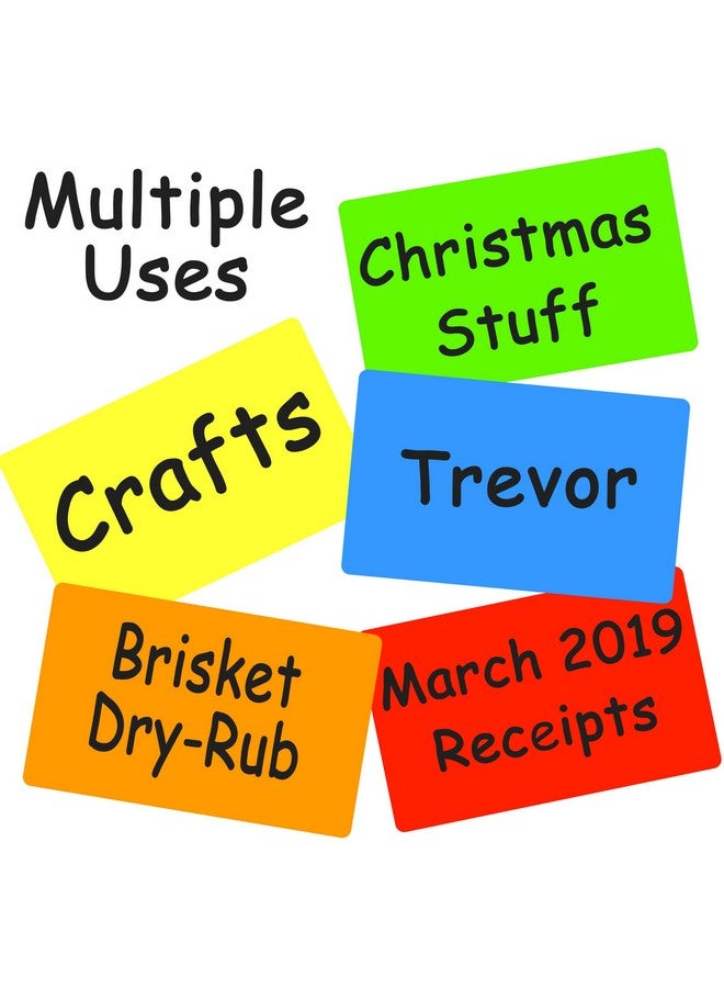 تاج-أه-روم ملصقات صفراء مرمزة بالألوان، 2 بوصة × 3 بوصة، 50 قطعة - Image 3