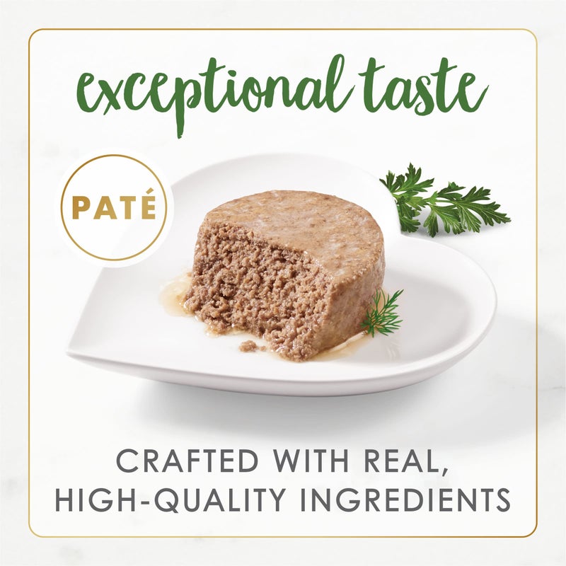 Fancy Feast Purina Fancy Feast Grain Free Wet Cat Food Pate Variety Pack Gourmet Naturalsâ€“Beef, Chicken, Salmon, Trout and Tuna - (2 Packs of 12) 3 oz. Cans - Image 3