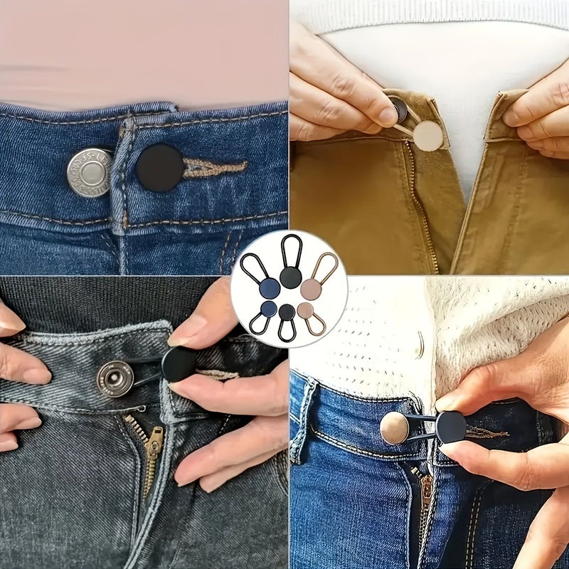 20 حزمة من ممتدات حزام الخصر المرنة القابلة للتعديل للجنسين، ممتدات خطاف حزام سلسة ومرنة للسراويل والبناطيل، ألوان متعددة، للاستخدام اليومي والمكتبي غير الرسمي، تصميم بسيط، قماش متين، مقاسات كبيرة. - Image 2