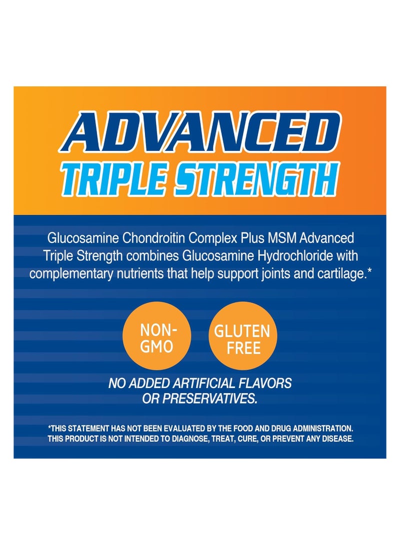 21st Century Glucosamine Chondroitin Complex Plus MSM Advanced Triple Strength 80 Tablets  - Image 3