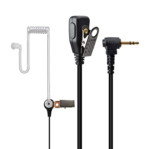 HYS 1 Wire Headset Acoustic Tube Earpiece for Motorola 2.5mm Talkabout Walkie Talkie MD200TPR MH230R MR350R MS350R MT350R MG160A MH230TPR (Pack of 2) - Image 4
