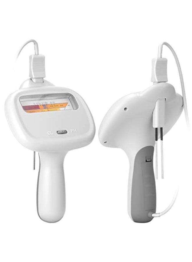 Generic اختبار حمام السباحة، PC102C اختبار جودة مياه حمام السباحة محمول الرقم الهيدروجيني CL2 الكلور عدادات درجة الحموضة اختبار 2 في 1  - Image 5