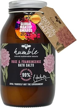 Humble Rose and Frankincense Bath Salts 500 g Spoil Yourself not the Environment Carefully Created with Natural Biodegradable Ingredients Cruelty Free - Image 1