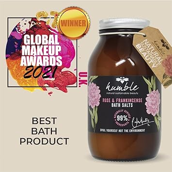 Humble Rose and Frankincense Bath Salts 500 g Spoil Yourself not the Environment Carefully Created with Natural Biodegradable Ingredients Cruelty Free - Image 3