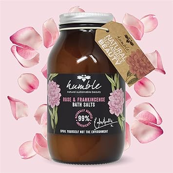 Humble Rose and Frankincense Bath Salts 500 g Spoil Yourself not the Environment Carefully Created with Natural Biodegradable Ingredients Cruelty Free - Image 4