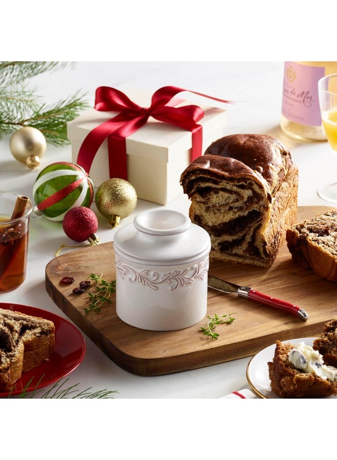 Butter Bell The Original Butter Bell Crock by L. Tremain, Antique Collection - White Linen - Image 2