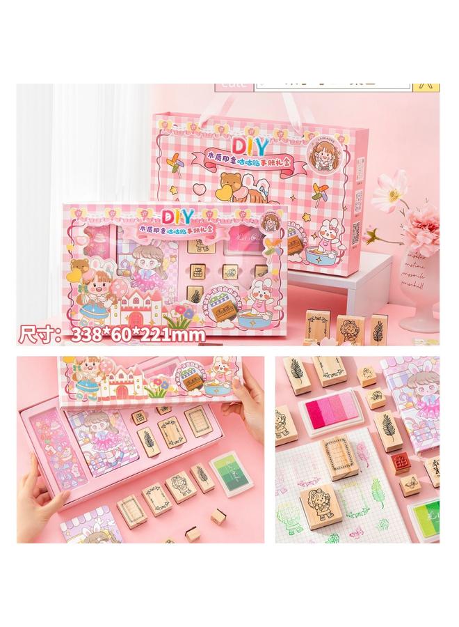 Bluejw Lac Diy Cream Glue Small Disc Sticker Suit Girl Children's Toy Goo-ka Plate Full Set Of Hand Account Kit - Image 1