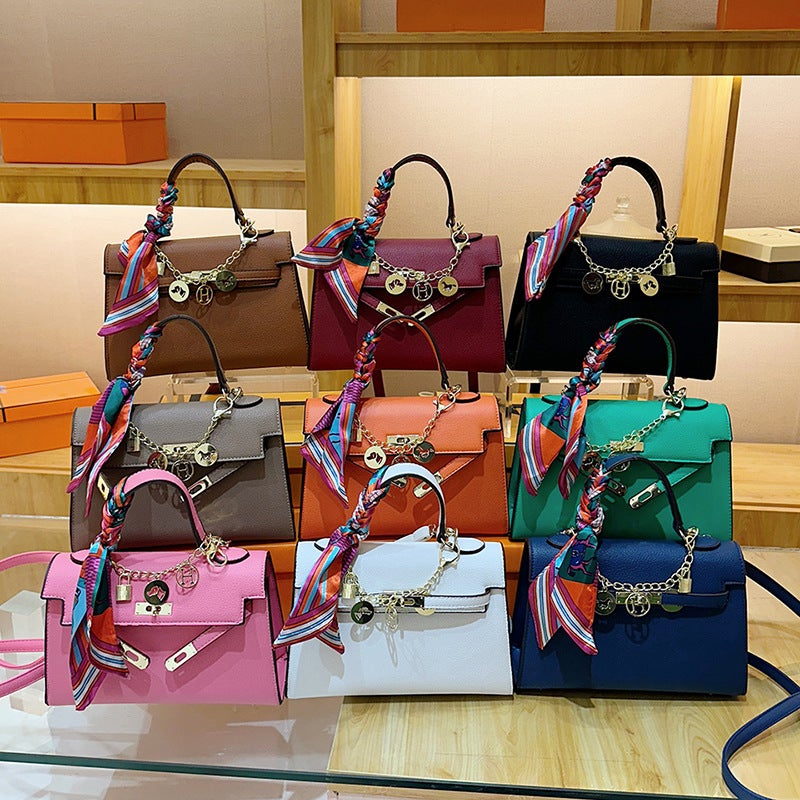 H New Kelly Bag Fashion High-End Sense Portable Women'S Bag Shoulder Crossbody Bag Shoulder Crossbody Bag - Image 2