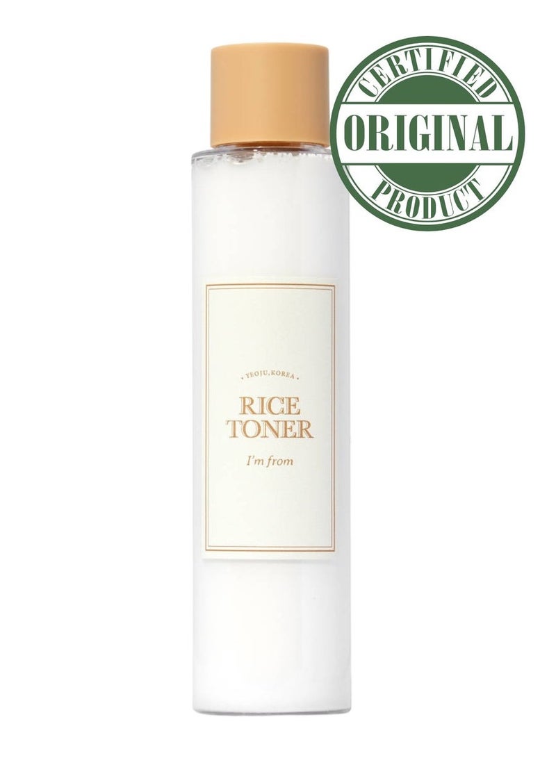 I'M FROM Rice Toner, Milky Toner for Glowing Skin, 77.78% Korean Rice, Glow Essence with Niacinamide, Hydrating for Sensitive, Dry, Dull, Combination Skin, Vegan, Fragrance Free, Glass Skin 150ml - Image 1